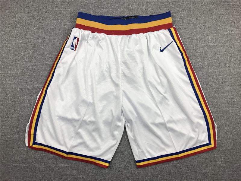  Men 2022 NBA Men Golden State Warriors white shorts->golden state warriors->NBA Jersey